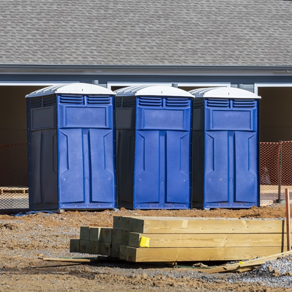 how can i report damages or issues with the portable restrooms during my rental period in Madisonville Tennessee